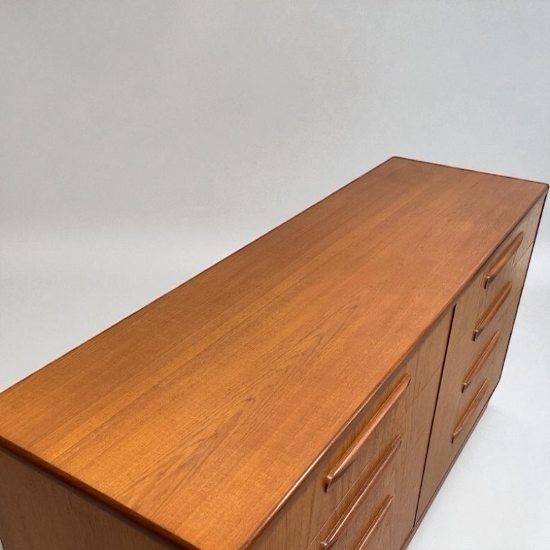 Teak Gplan Fresco 8 Drawer Wide Double Chest Sideboard photo furniture