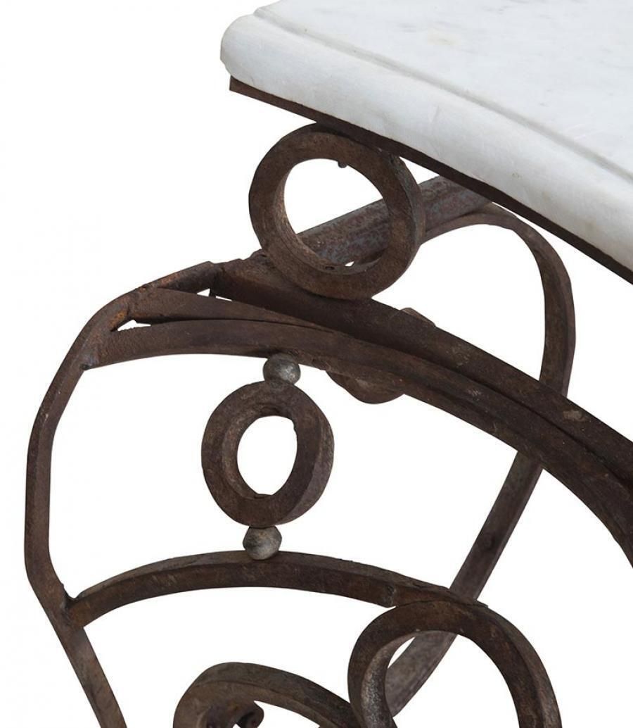 Large Late 18th Century French Hand Forged Iron Balcony Console photo buy