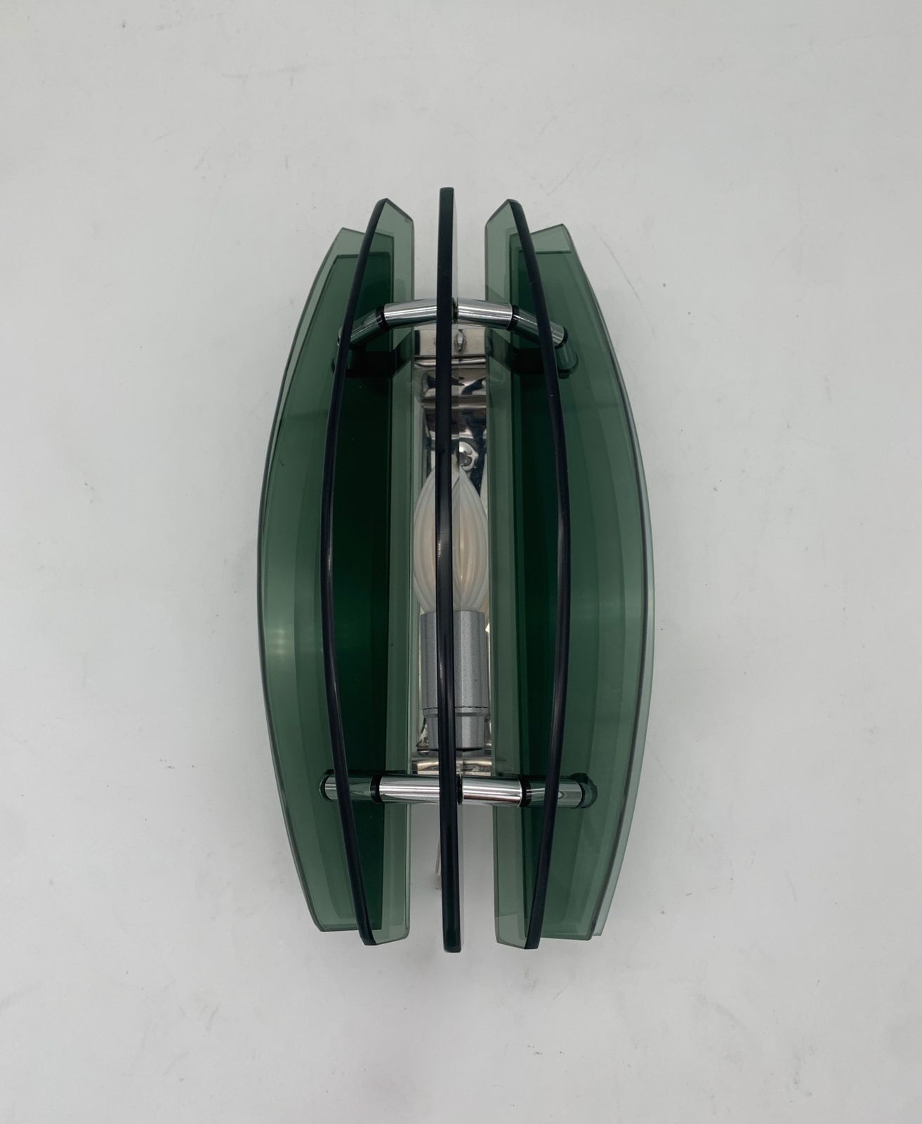 Pair Of Wall Lamps, Veca Appliques Made In Italy 1970 photo for sale