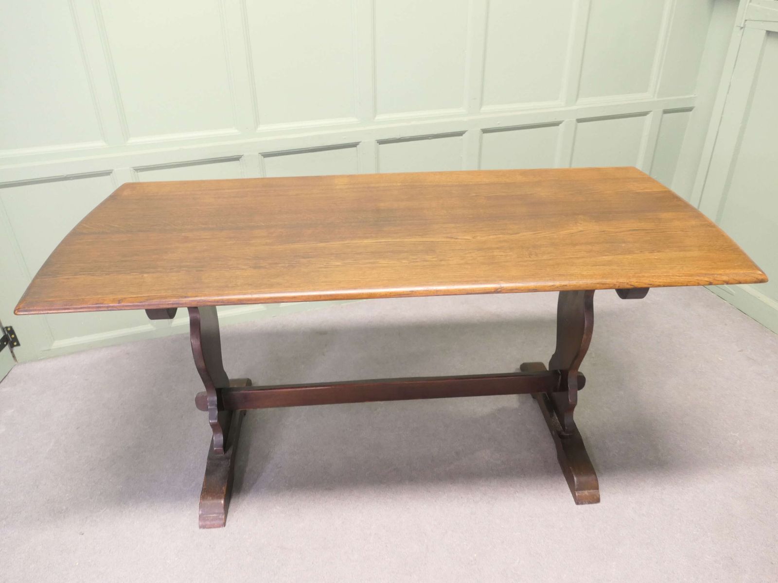 Good Quality Oak Refectory Dining Table This Is A Good Quality Country Oak Table In The R photo furniture