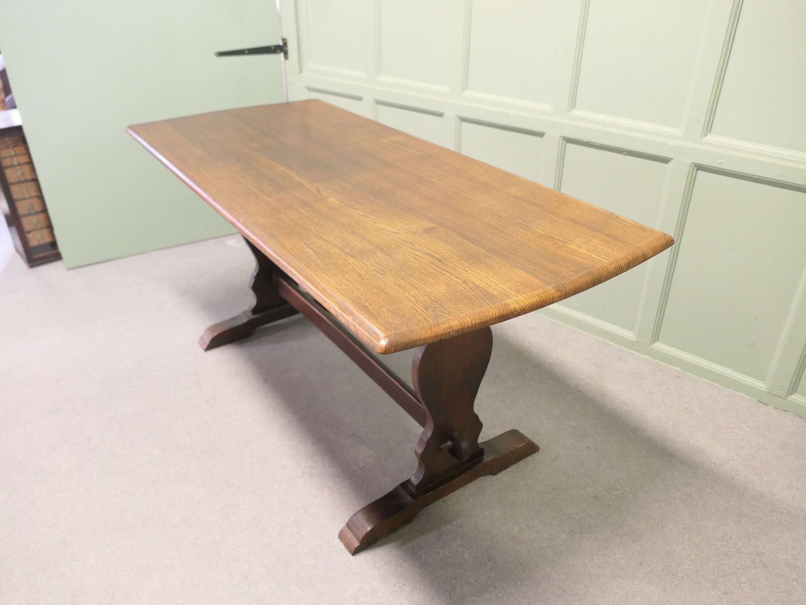 Good Quality Oak Refectory Dining Table This Is A Good Quality Country Oak Table In The R photo Furniture