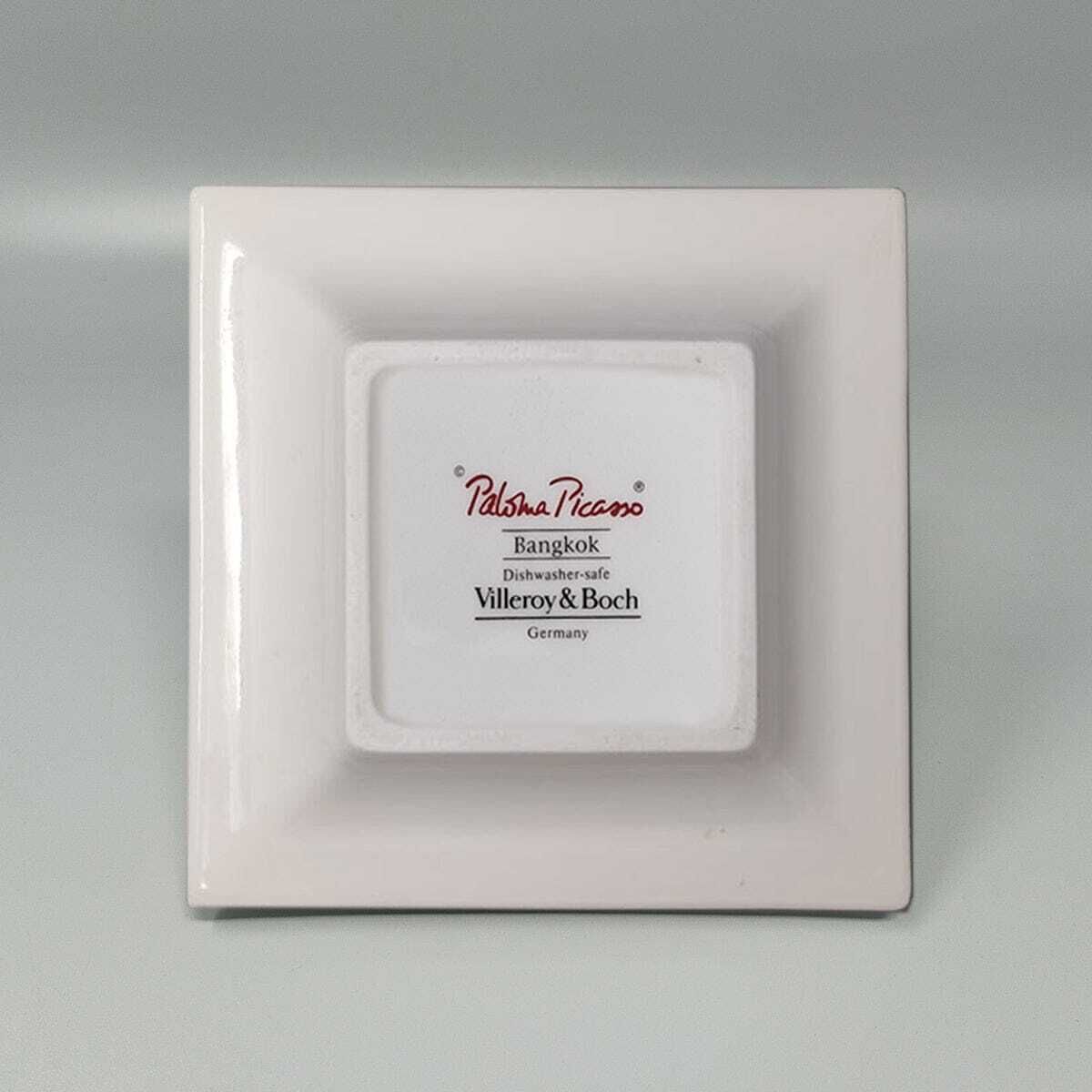 1990s Gorgeous Ashtray Or Catch All In Porcelain By Paloma Picasso For Villeroy & Boch photo vinterior
