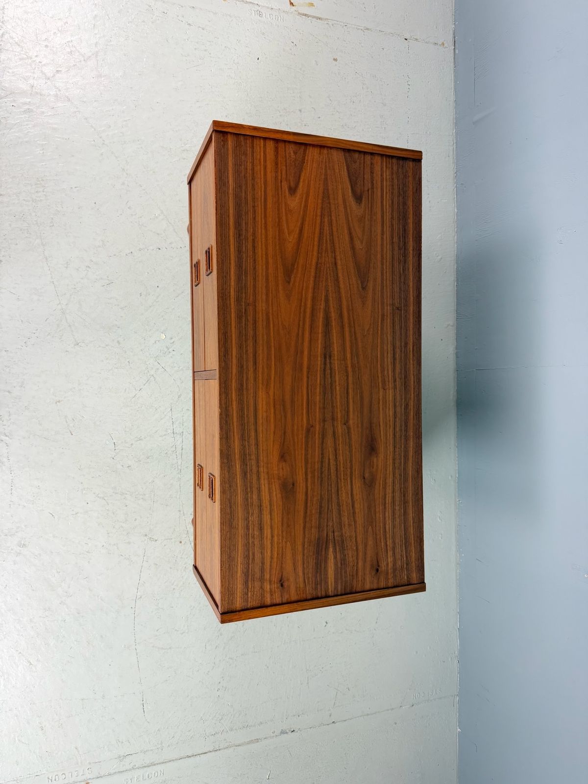 Danish Teak Low Chest With Four Drawers, 1960s photo for sale