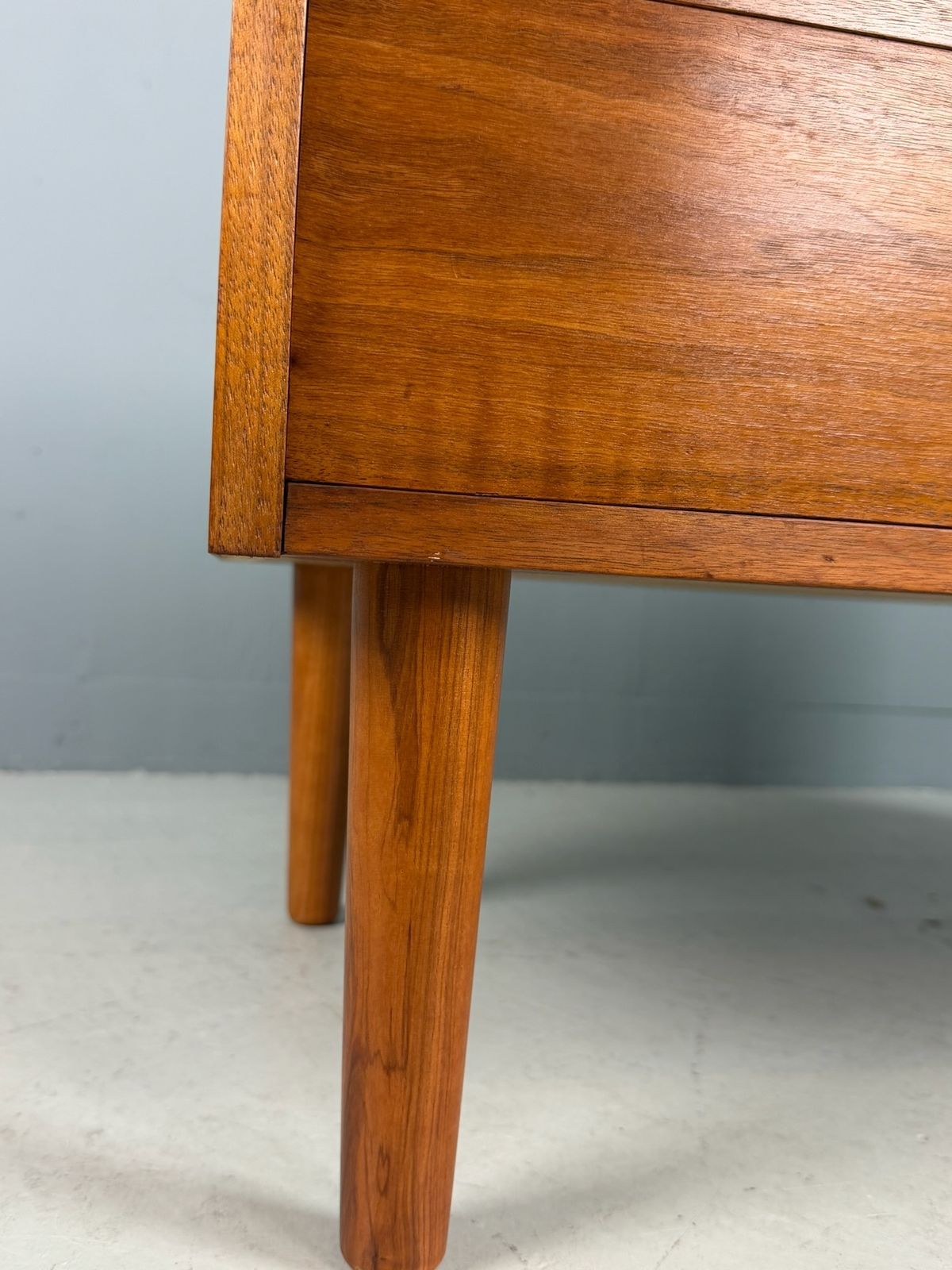 Danish Teak Low Chest With Four Drawers, 1960s photo Furniture