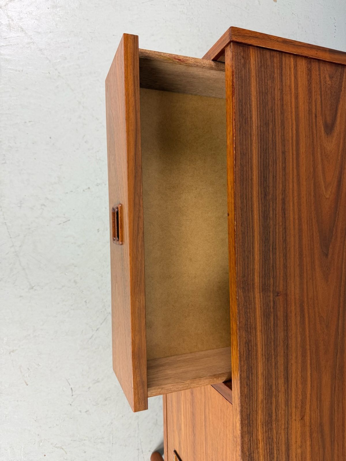 Danish Teak Low Chest With Four Drawers, 1960s photo buy