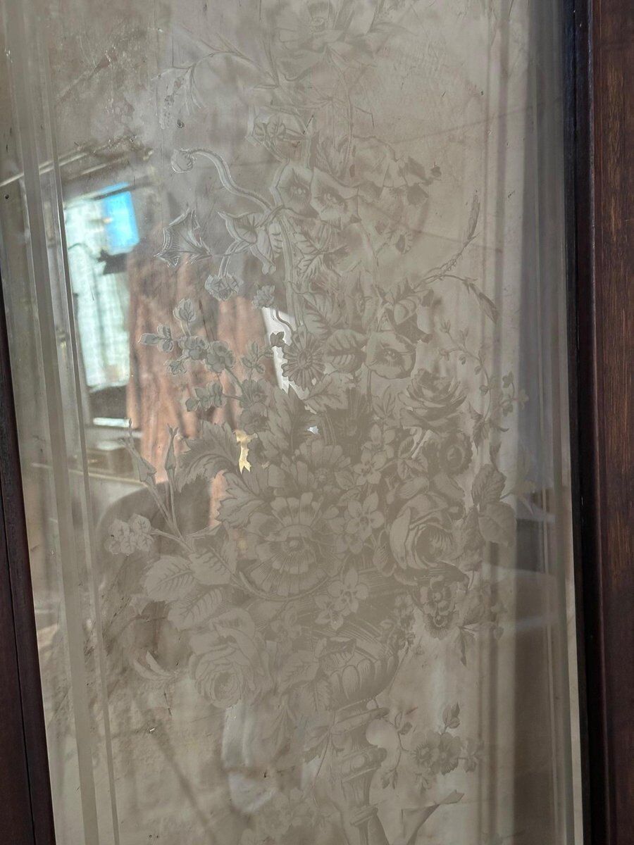 Etched Glass Door, 1890s, 1800s photo 742.0