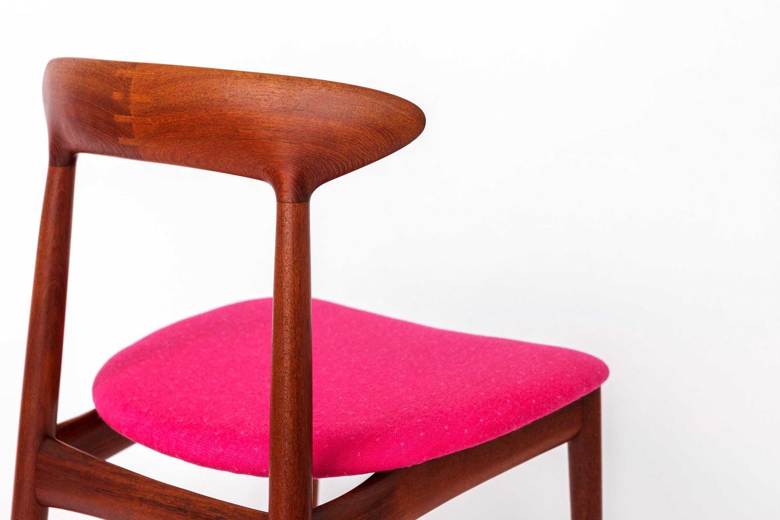 1950s Kurt østervig Teak Chair – Danish Design, Refurbished   Repaired photo vintage