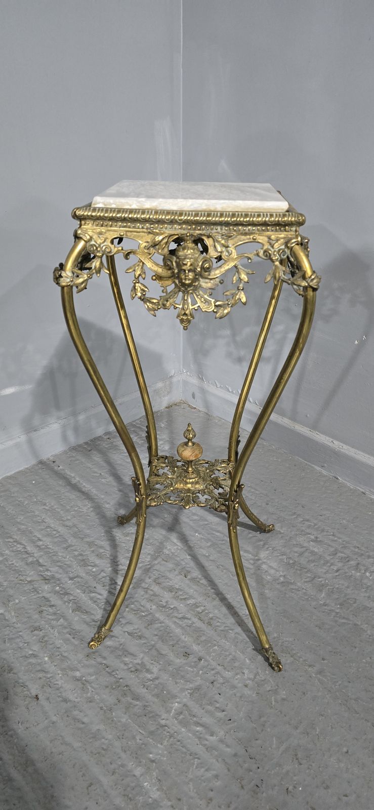 Fabulous Brass Jardinere Stand photo 895.0