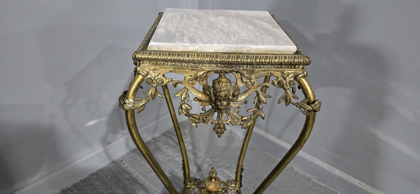 Fabulous Brass Jardinere Stand photo vinterior