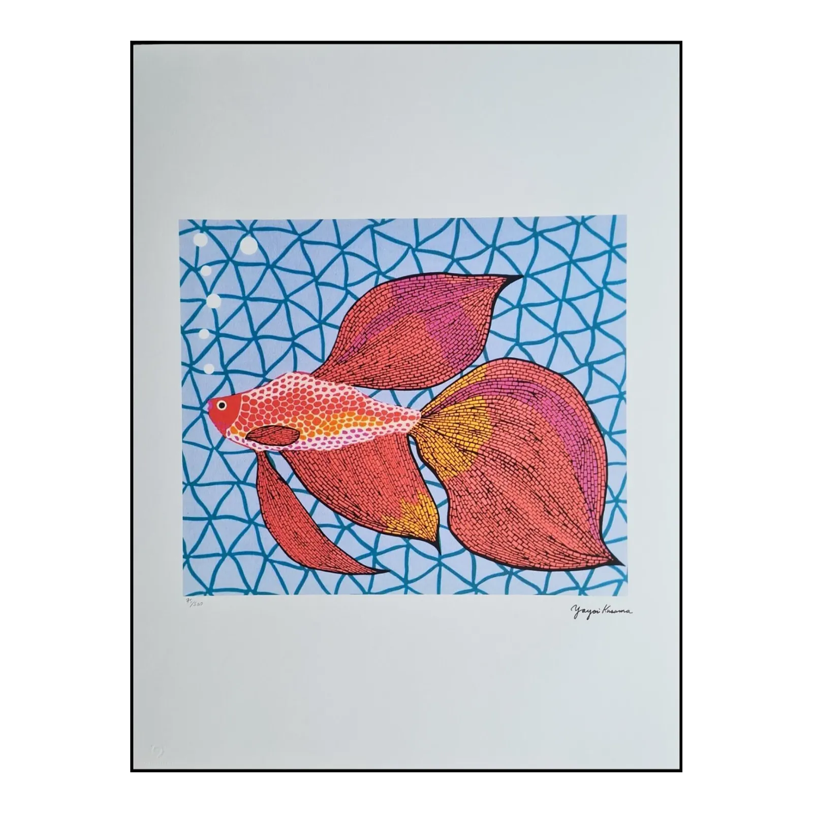 After Yayoi Kusama, Goldfish, Lithograph, 1990s