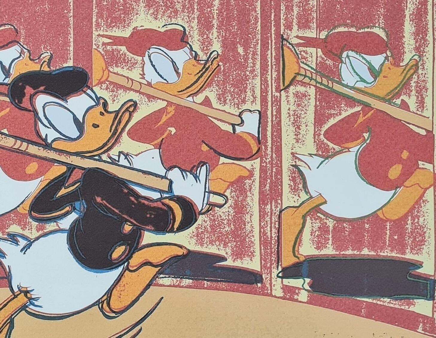 After Andy Warhol, Donald Duck, 1980s, Lithograph photo Art