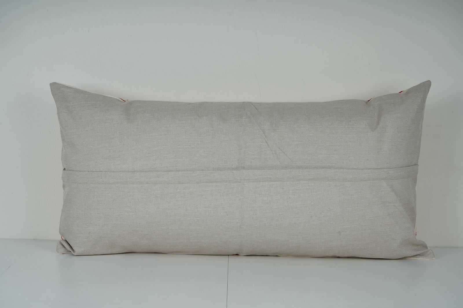Boho Horse Suzani Lumbar Pillow – Hand Embroidered Decorative Cushion Cover photo Textiles