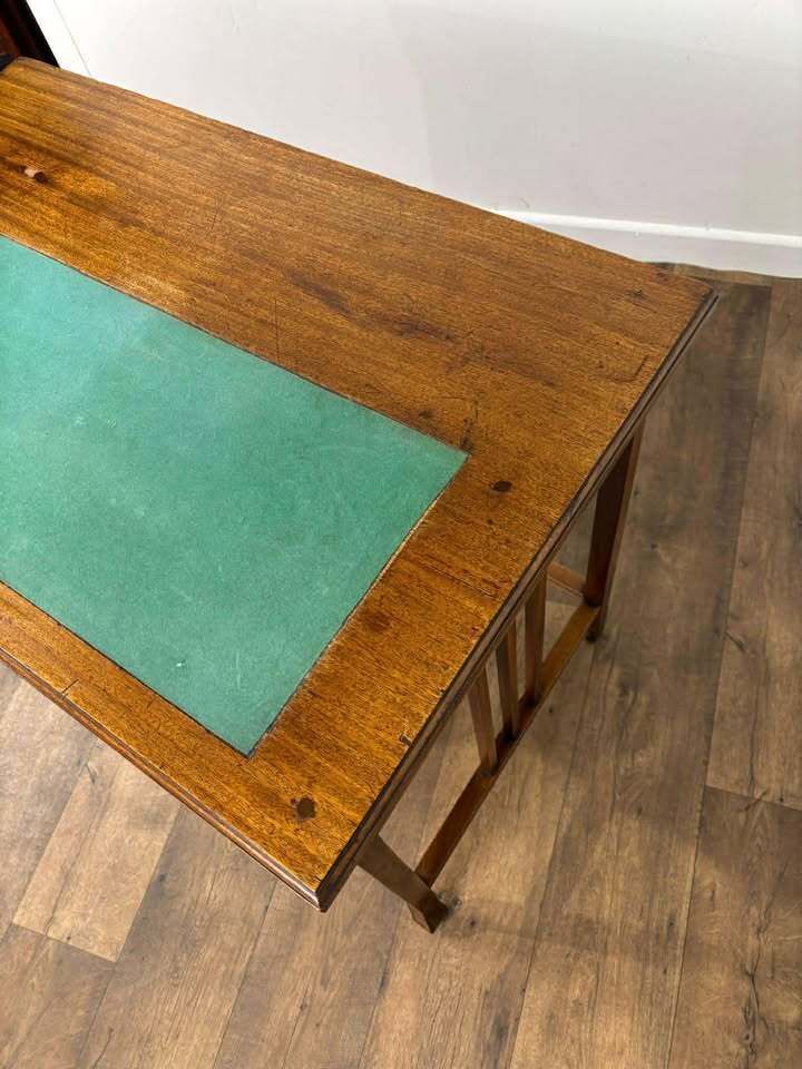 Art Nouveau Mahogany Kneehole Desk photo vintage