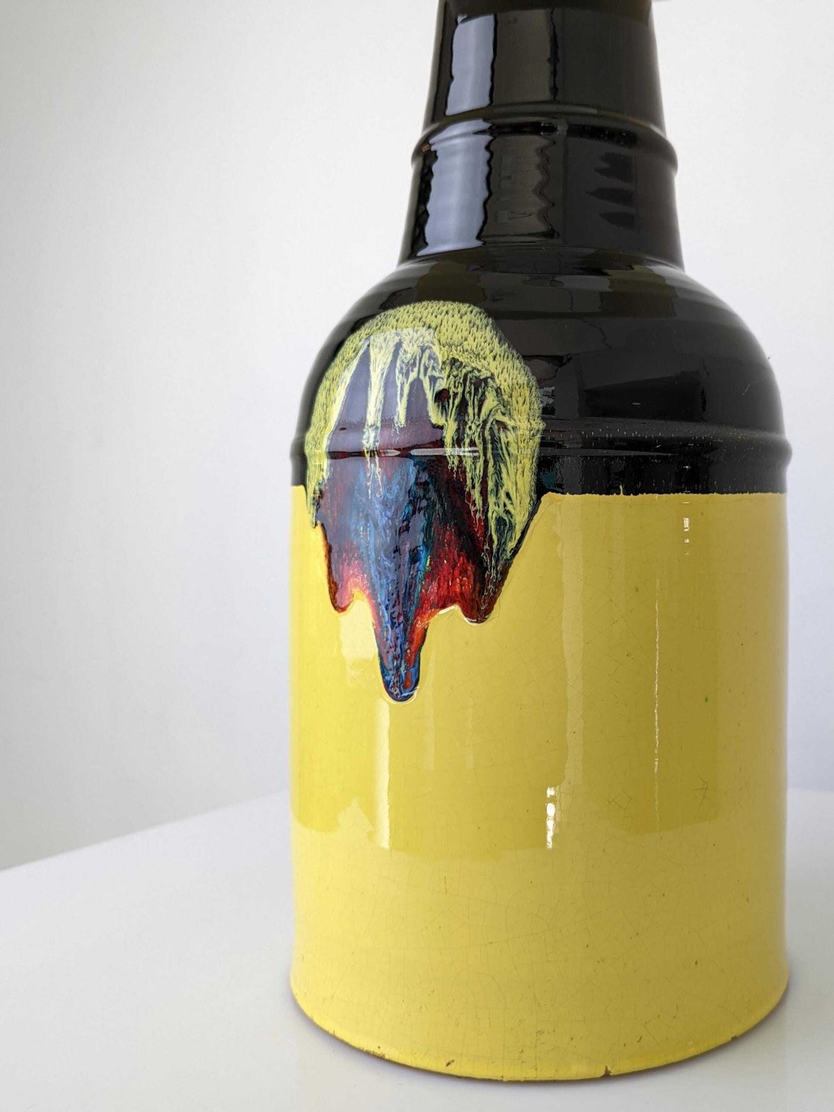 Bjørn Wiinblad Rosenthal Table Lamp Glazed Ceramic Denmark 1970s photo 729.0