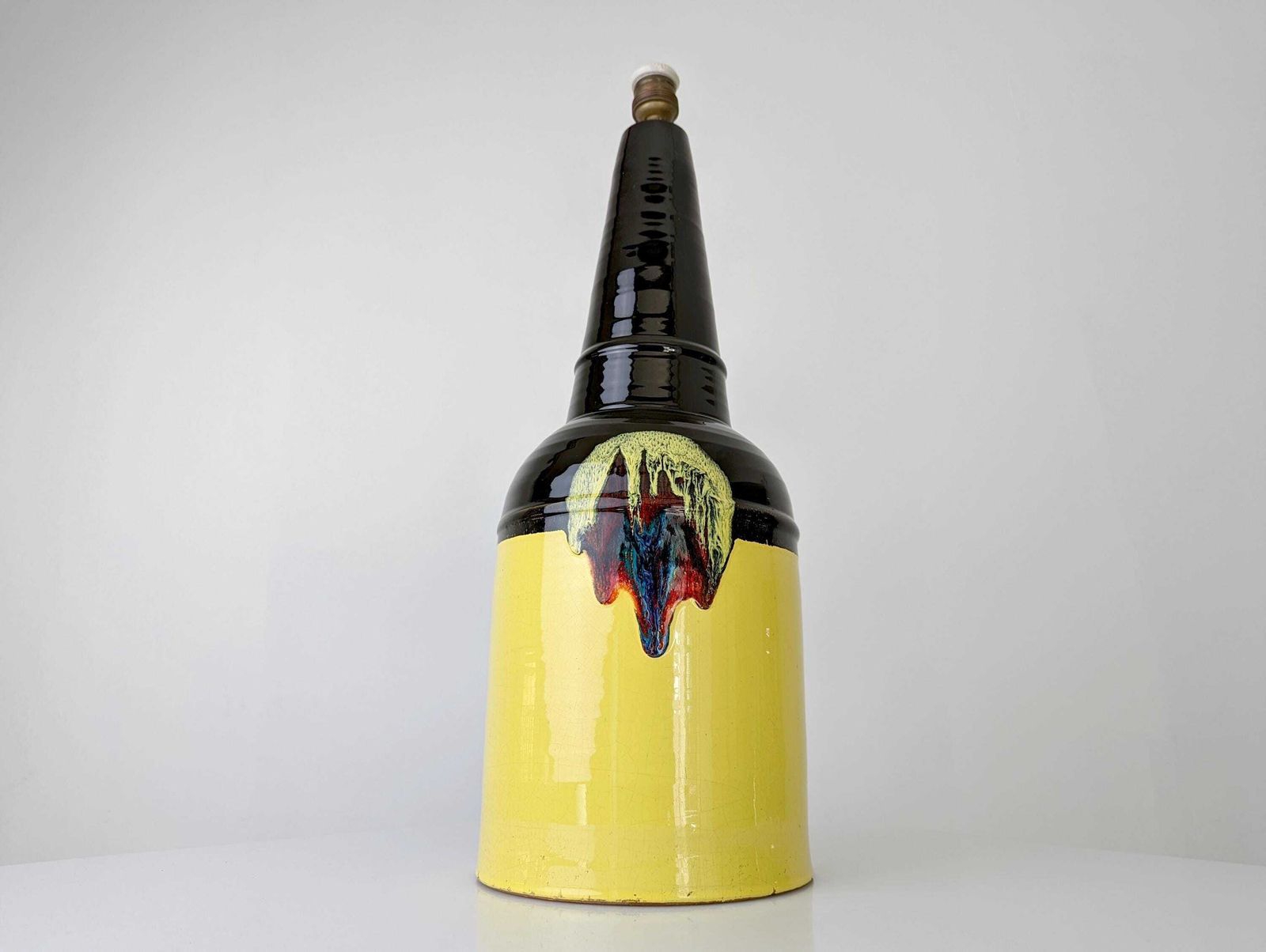 Bjørn Wiinblad Rosenthal Table Lamp Glazed Ceramic Denmark 1970s photo vinterior