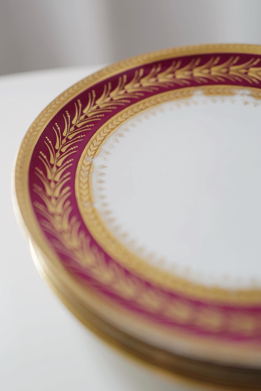 Set Of 4 Limoges Porcelain Dessert Plates. Thanksgiving Gift @ Medowski Paris photo vintage