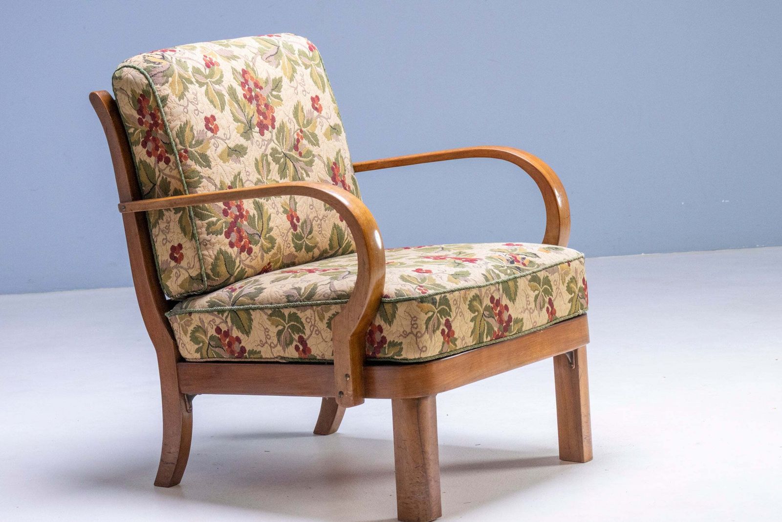 Pair Of Thonet Armchairs, Bentwood Frame, 1940s photo Furniture