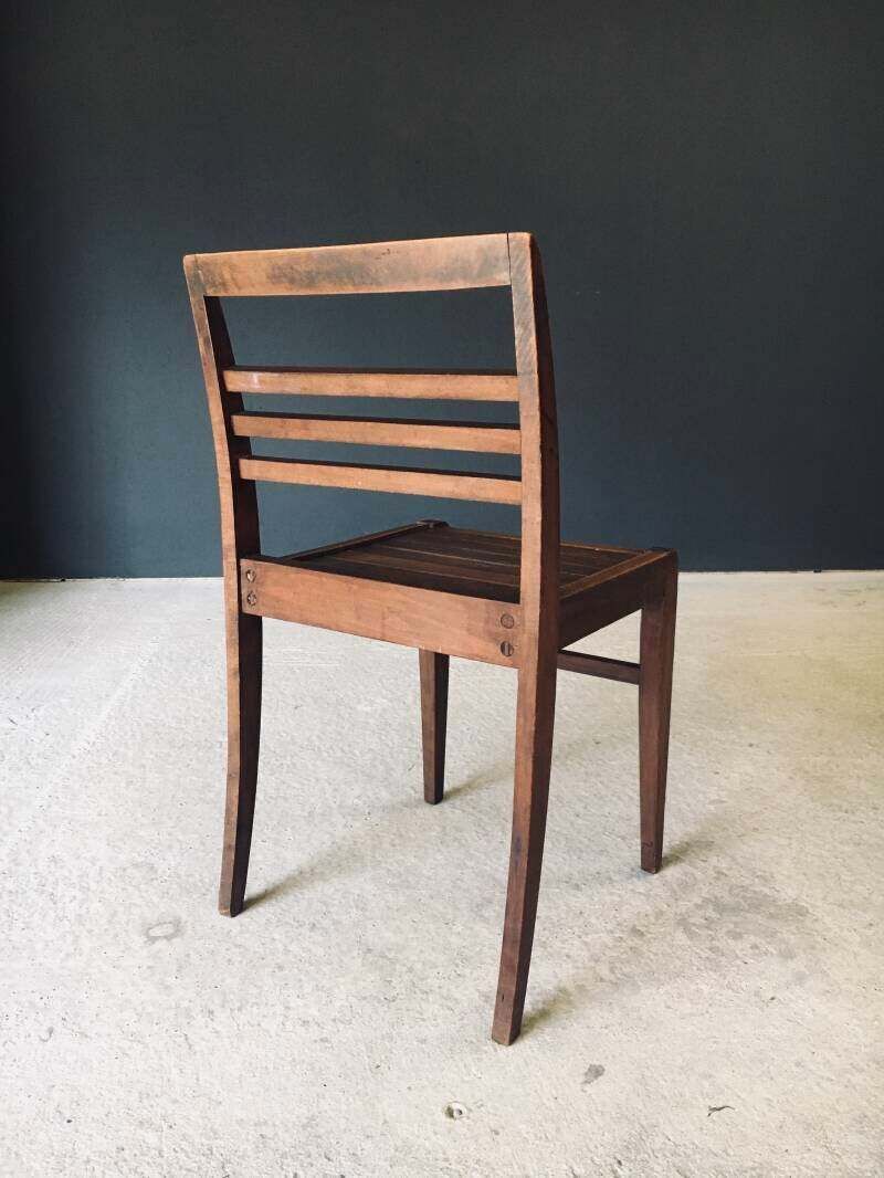 Reconstruction Design Dining Chair By Rene Gabriel, France 1940's photo 950.0