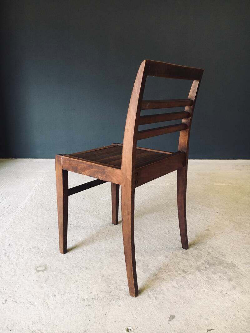Reconstruction Design Dining Chair By Rene Gabriel, France 1940's photo vinterior