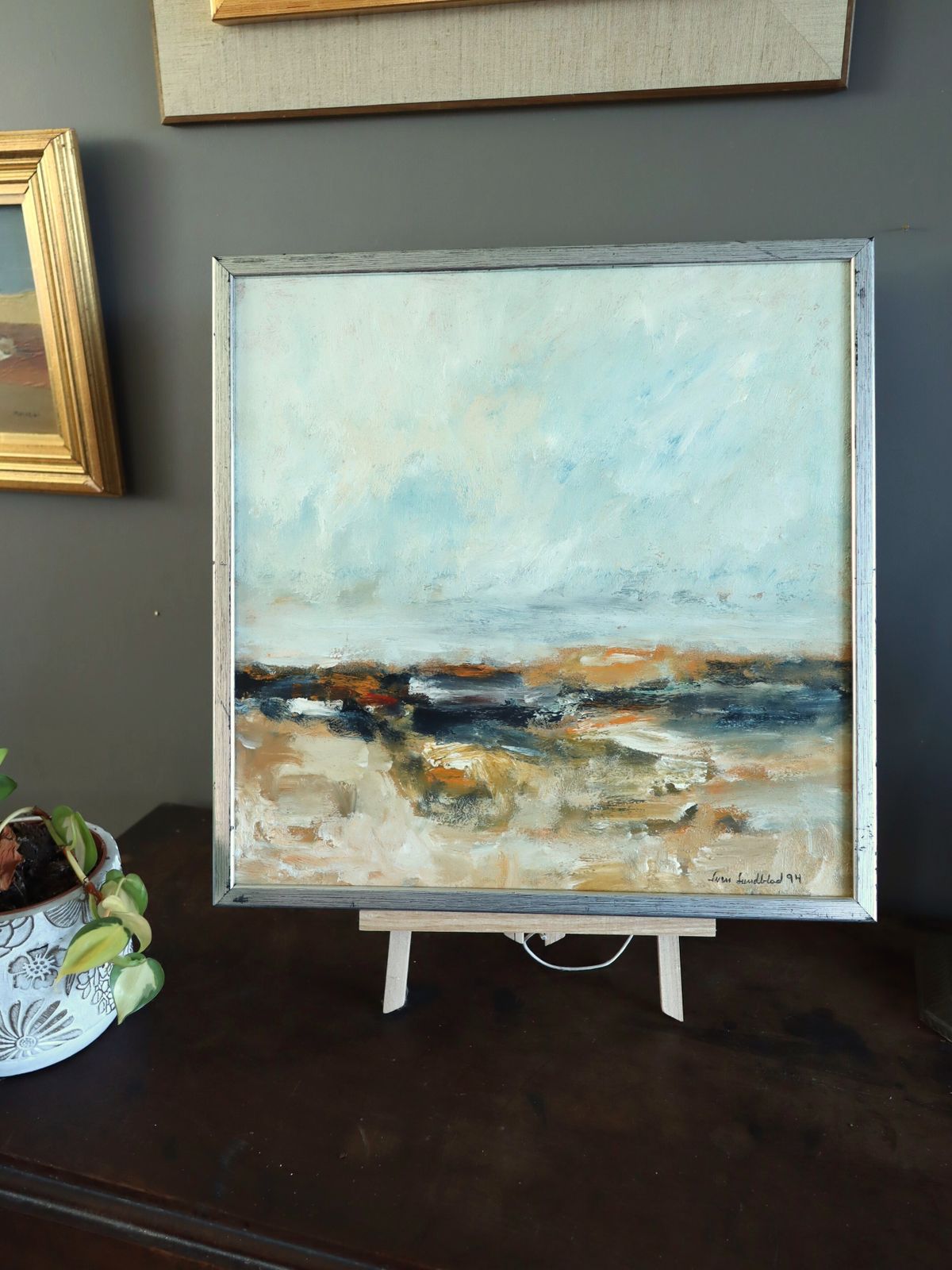 photo furniture Golden Drift Oil Painting, 1990s