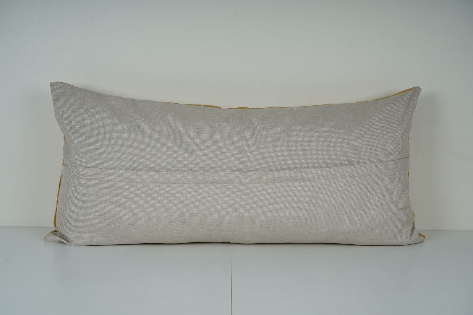Suzani Bedding Pillow, Tribal Cushion Cover, Oversize Lumbar Embroidered Pillow photo Textiles