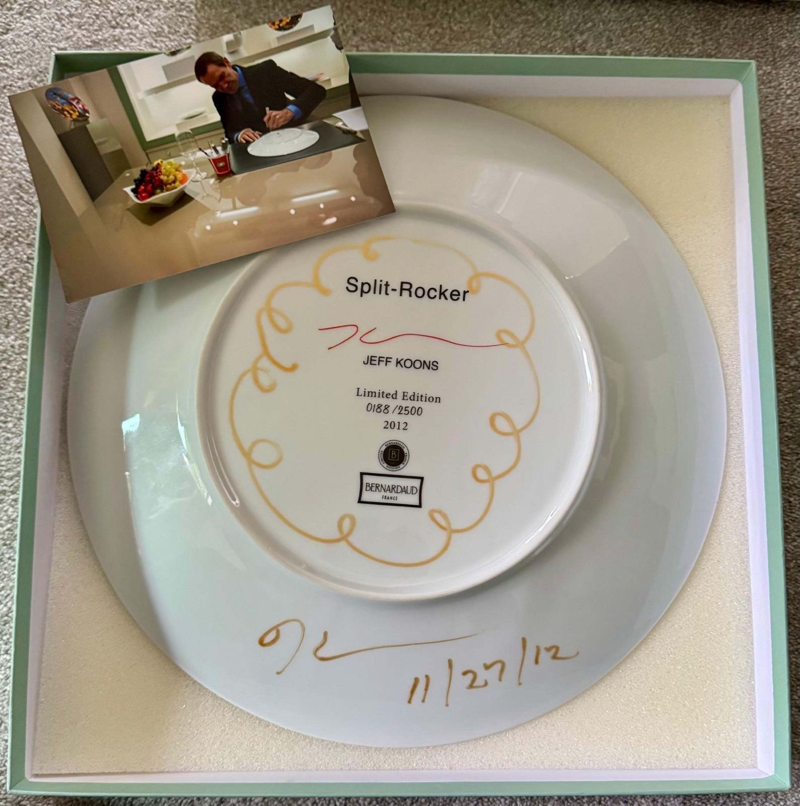 Jeff Koons, Split Rocker (Hand Signed And Finished), 2012 photo 3200.0