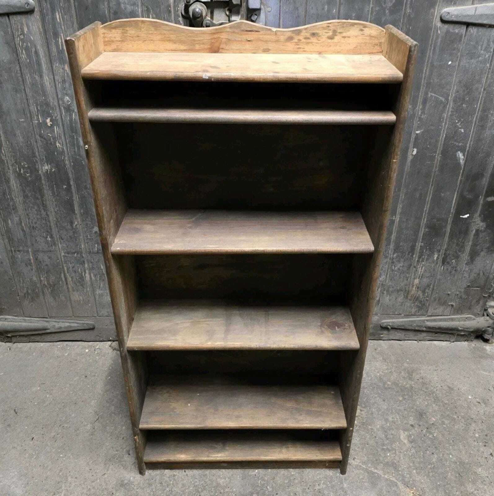Antique Victorian 19th Century Pine Country Farmhouse Bookcase photo furniture