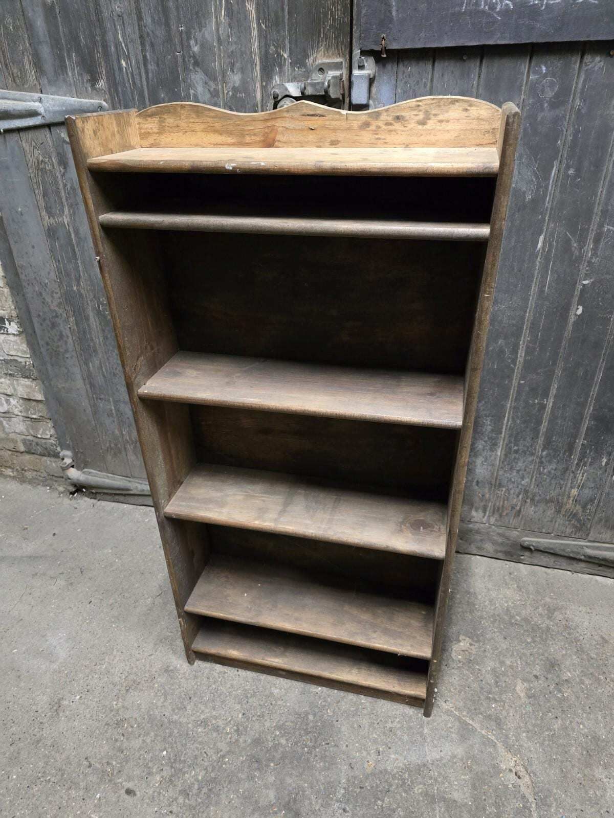 Antique Victorian 19th Century Pine Country Farmhouse Bookcase photo Furniture