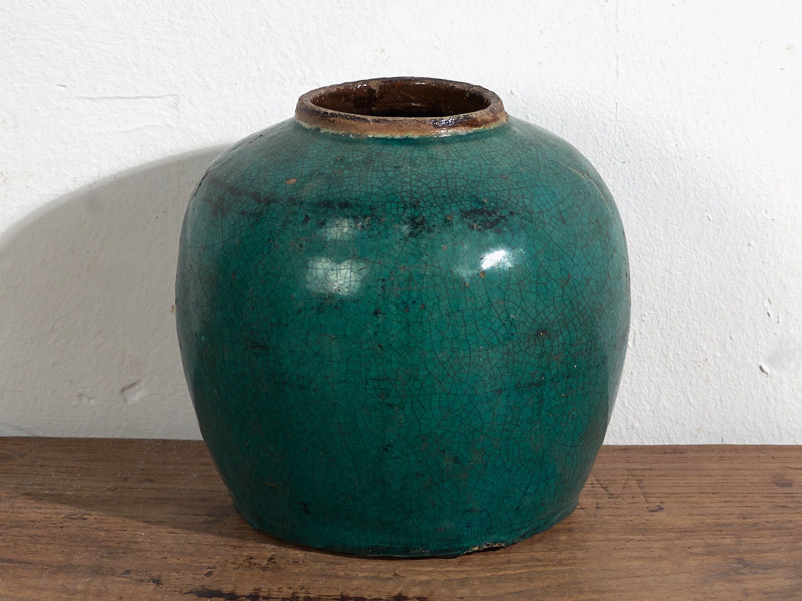 Antique Green Round Vase (C.1820) #28 photo 328.0