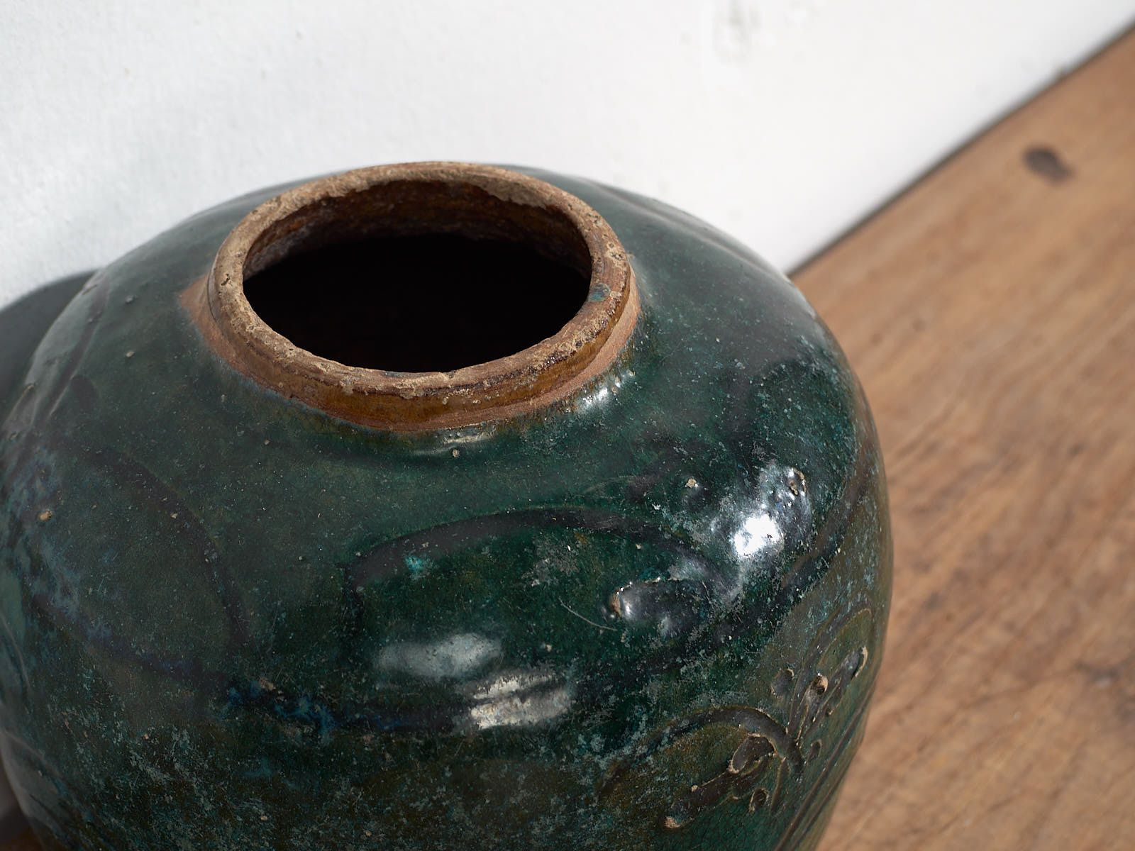 Antique Vase With Vegetal Motifs (C.1820) #35 photo furniture