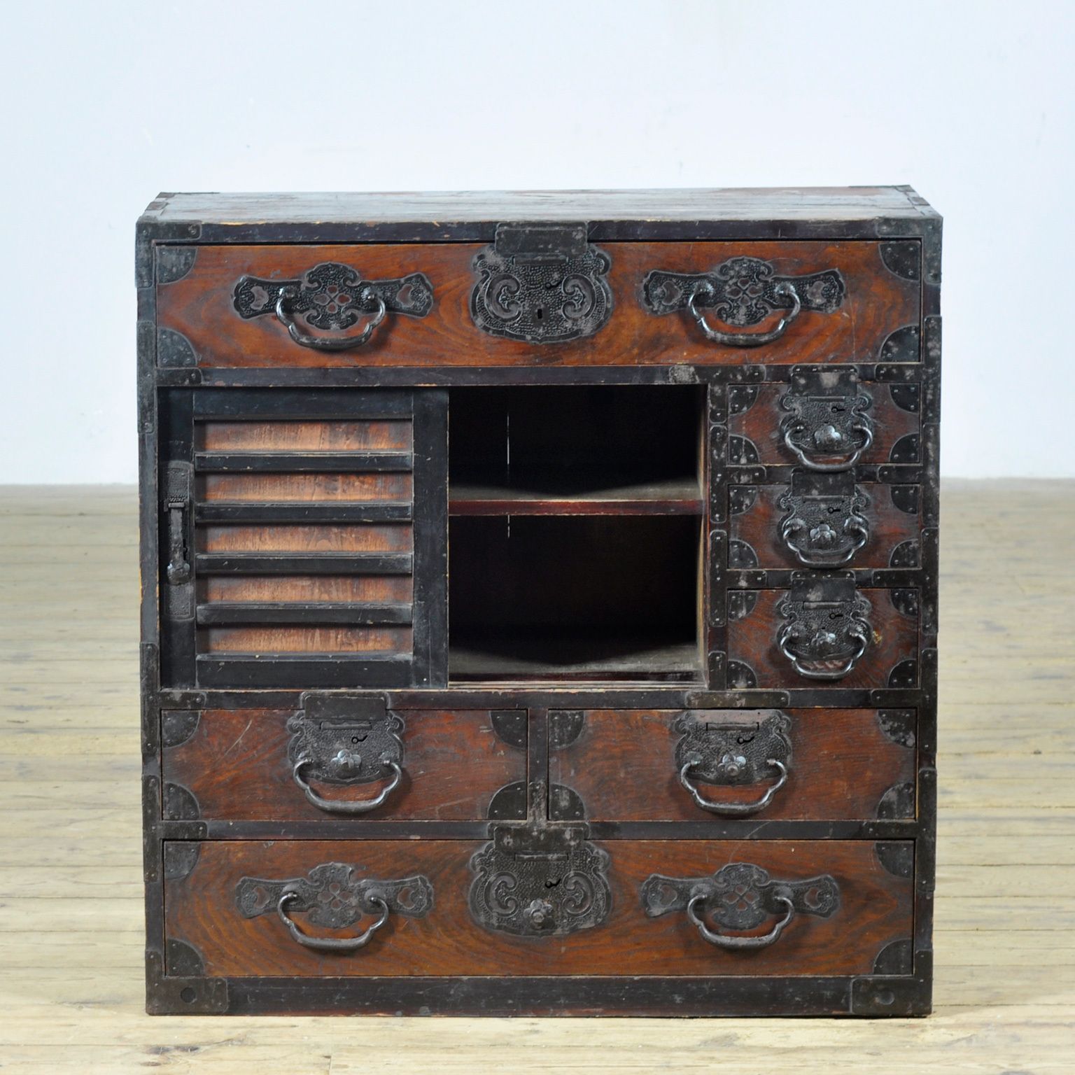 photo for sale Japanese Tansu Chest Of Drawers, Circa 1890