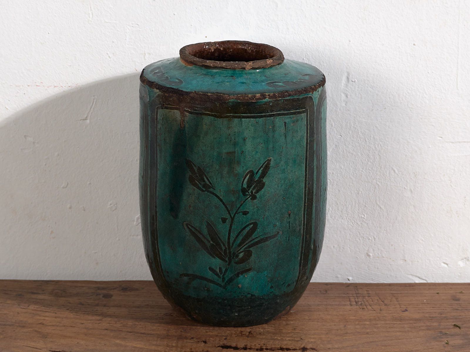 Antique Jade Green Vase (C.1820) #31 photo 328.0