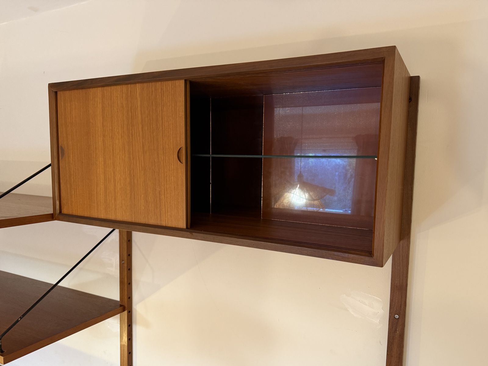 Furniture Two Bay Mid Century Danish Wall System By Poul Cadovius photo
