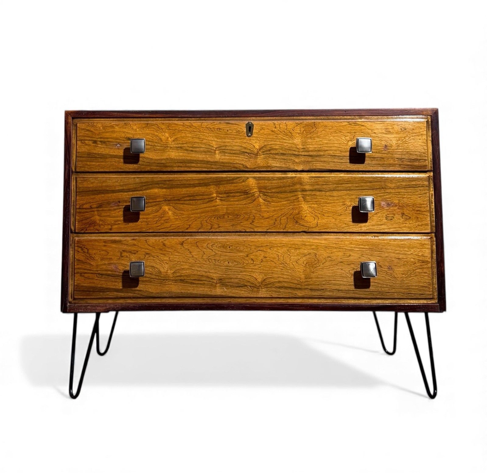 Paul Cadovious Rosewood Chest Of Drawers Mid Century Retro C1960s Hairpin Legs photo for sale