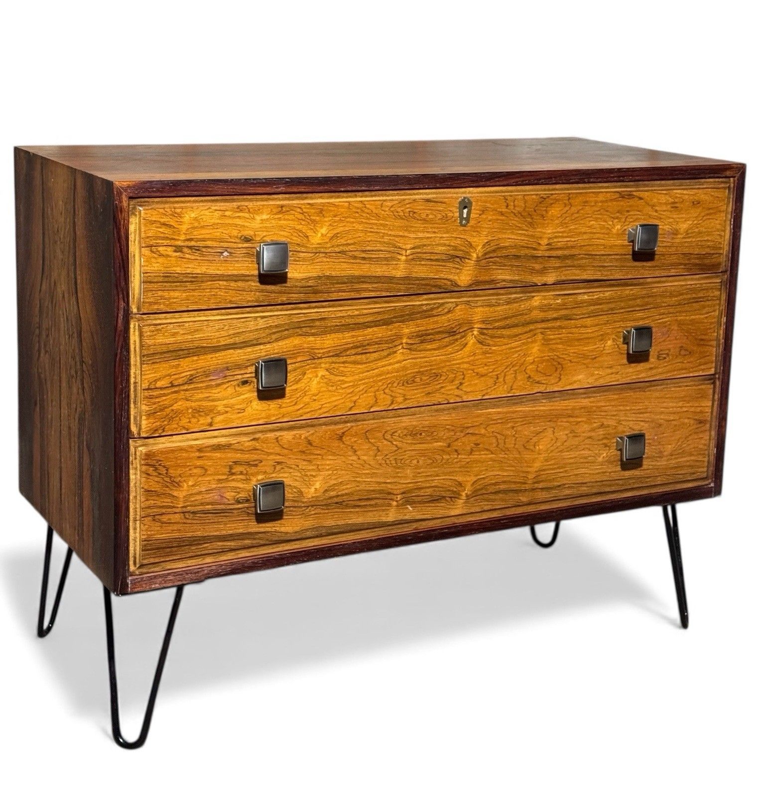 photo furniture Paul Cadovious Rosewood Chest Of Drawers Mid Century Retro C1960s Hairpin Legs