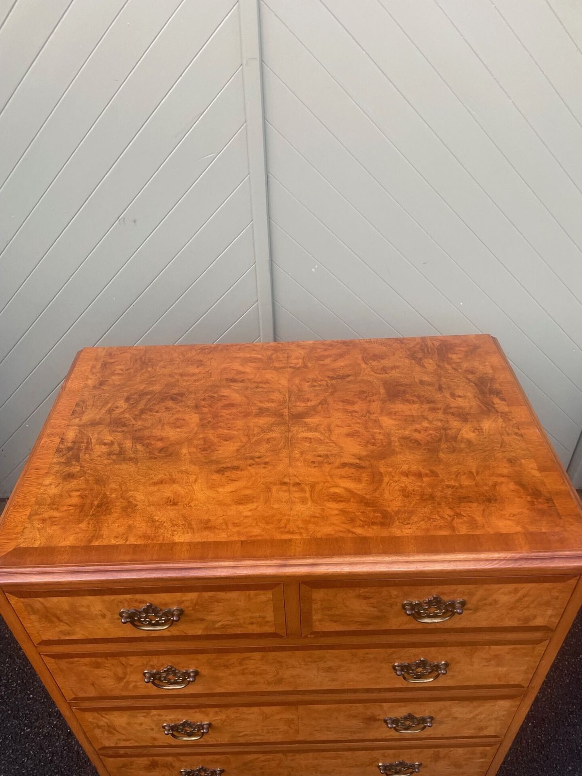 Quality Burr Walnut Chest Of Drawers photo Furniture