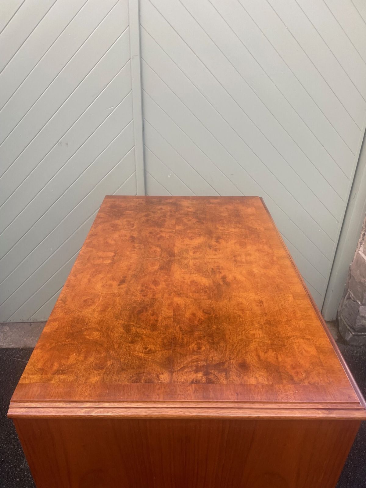 photo for sale Quality Burr Walnut Chest Of Drawers