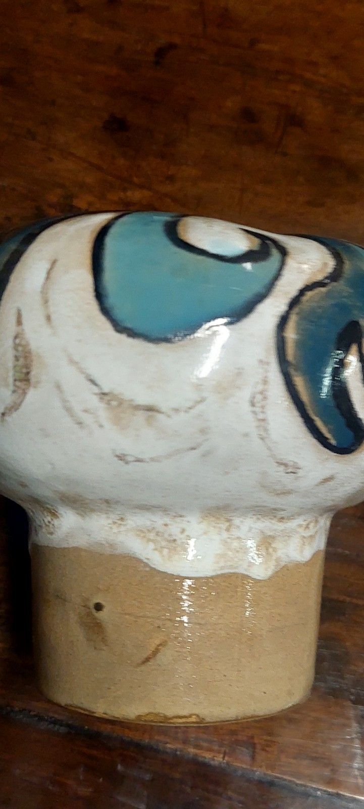 Schiavon Elio Herart Bottle Ceramic Sculpture Glazed Enamels 70s photo vinterior