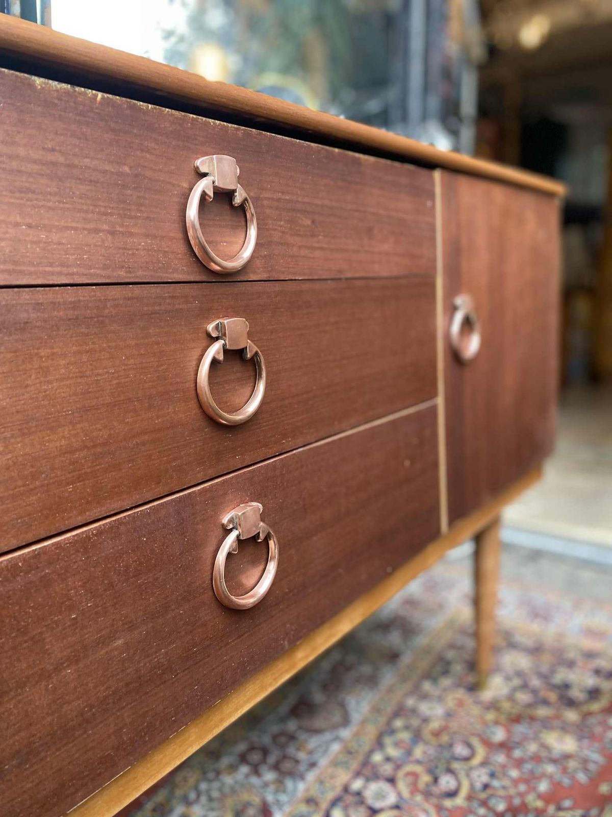 Mid Century Teak Schreiber Sideboard photo furniture