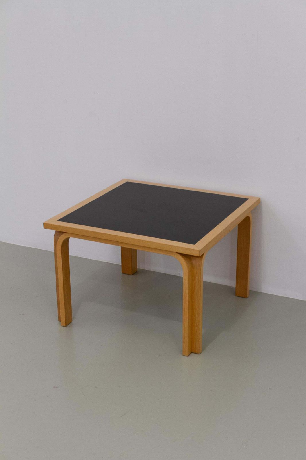 photo vinterior Danish Oak And Black Botium Lounge Table By Magnus Olesen, 1970s.