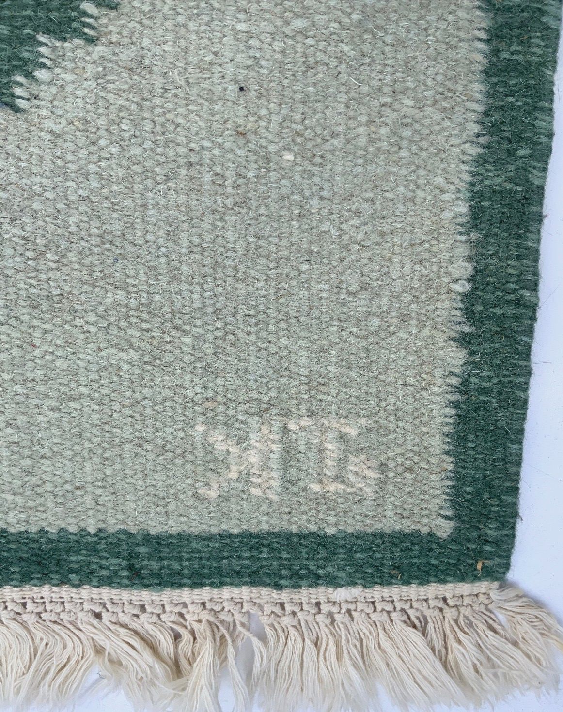 Vintage Swedish Wool Rug Flat Weave Kilim Rölakan By Karin Jonsson 150x80cm photo 251.0