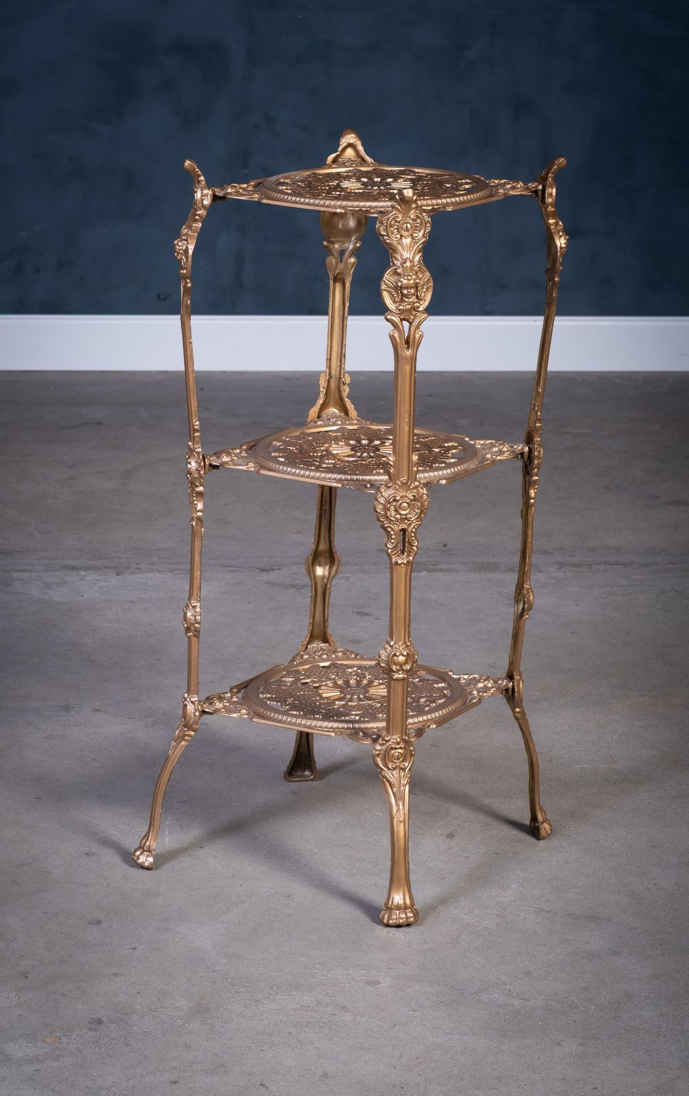 Decorative Metal Pedestal, Made In Italy, 1960s photo 770.0