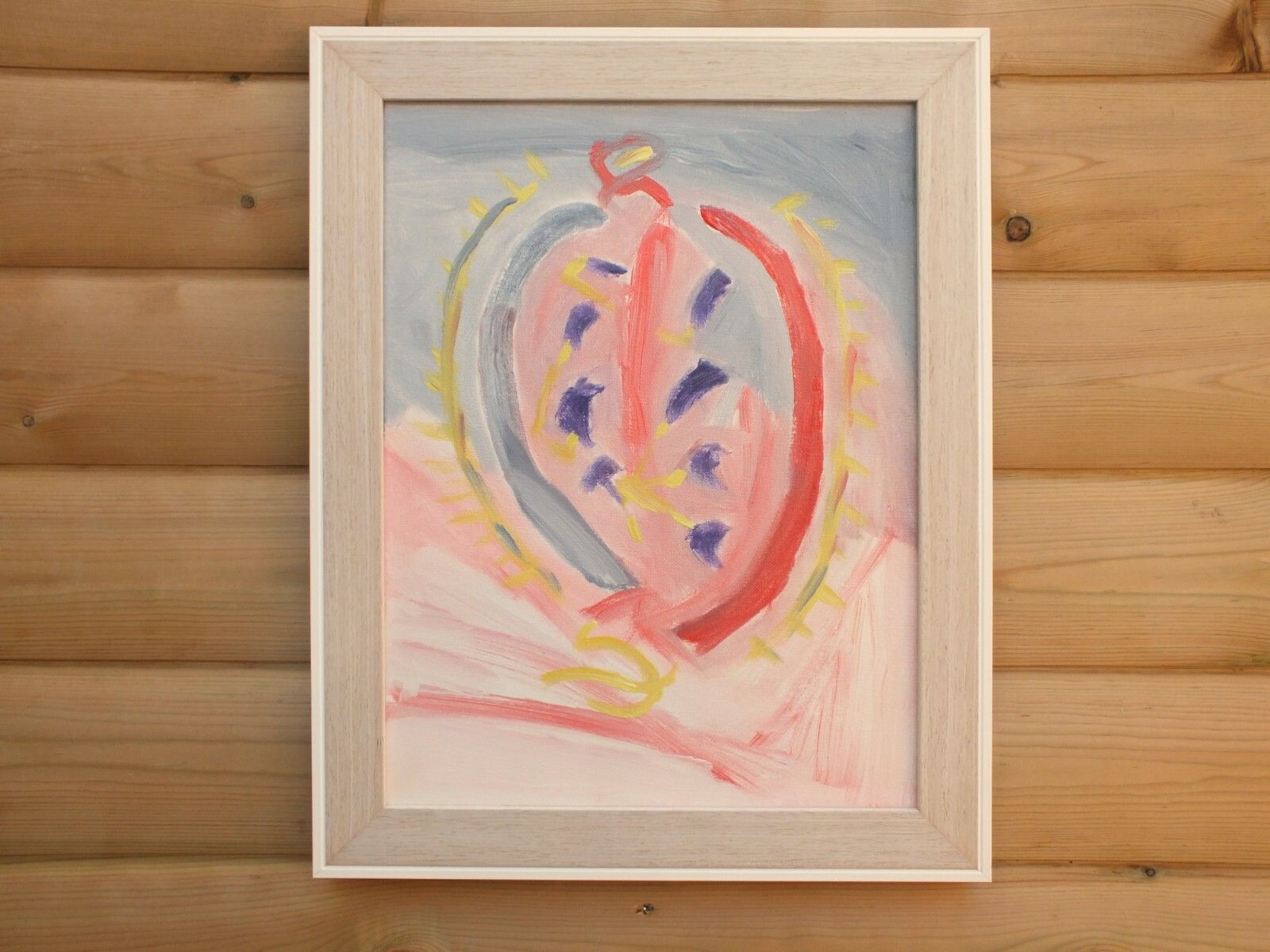 Original Light Language Abstract Painting This Heart Of Mine Framed Fraser Lucas photo furniture