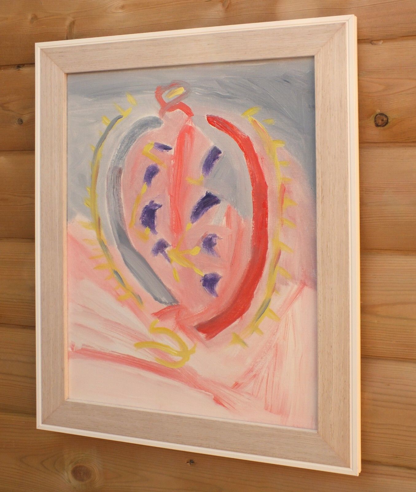 Original Light Language Abstract Painting This Heart Of Mine Framed Fraser Lucas photo Art