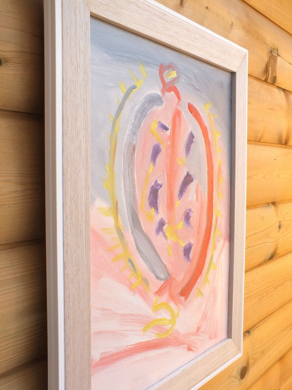 Original Light Language Abstract Painting This Heart Of Mine Framed Fraser Lucas photo vinterior