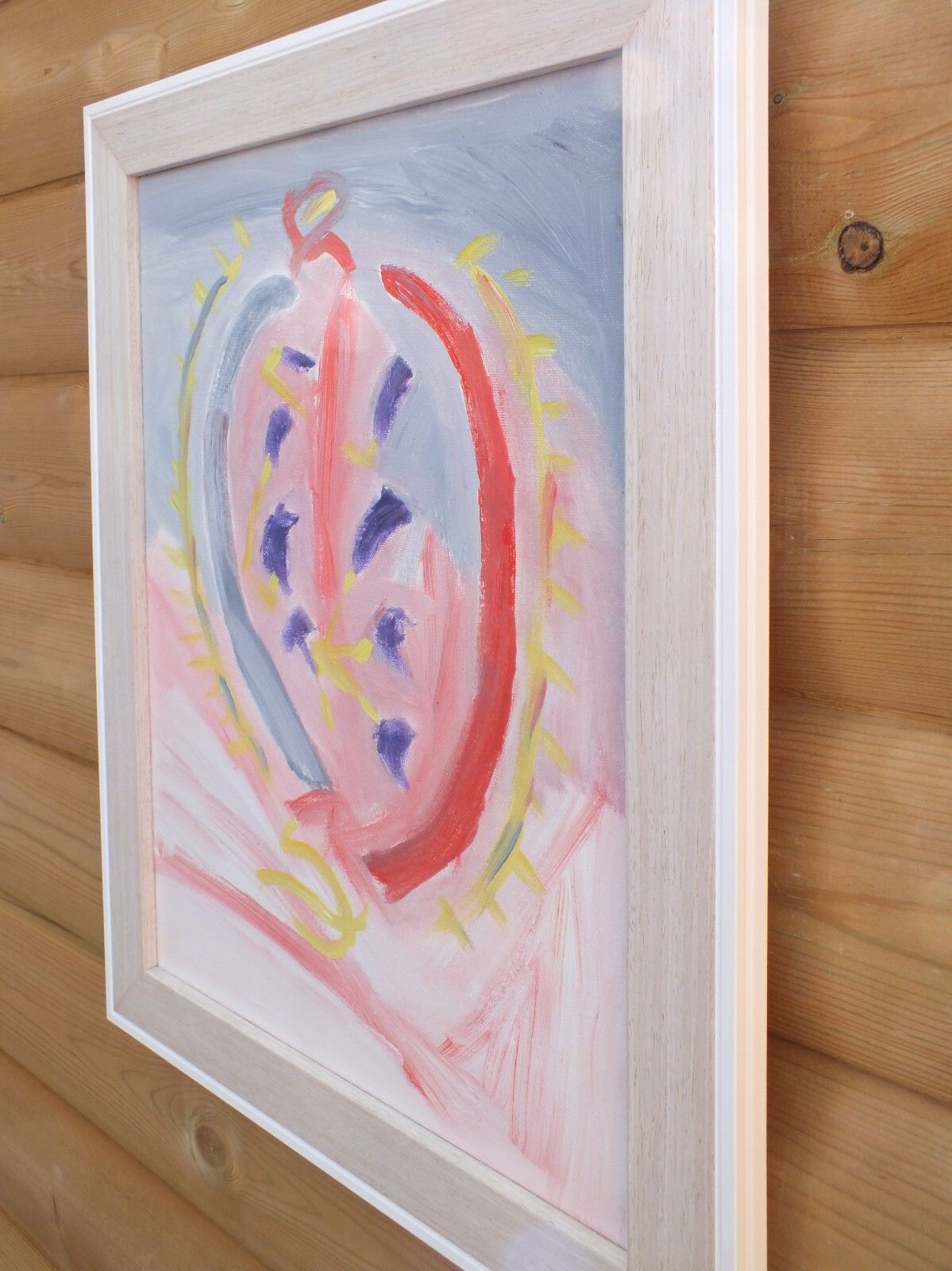 Original Light Language Abstract Painting This Heart Of Mine Framed Fraser Lucas photo buy
