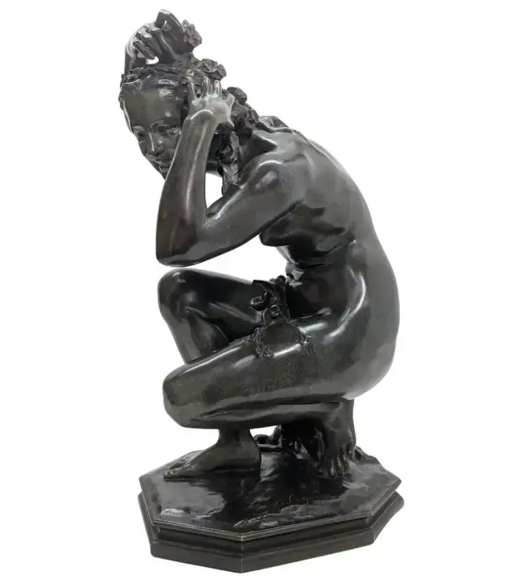 Bronze Sculpture By Jean Baptiste Carpeaux (1827–1875), Flora, Circa 1873 photo furniture