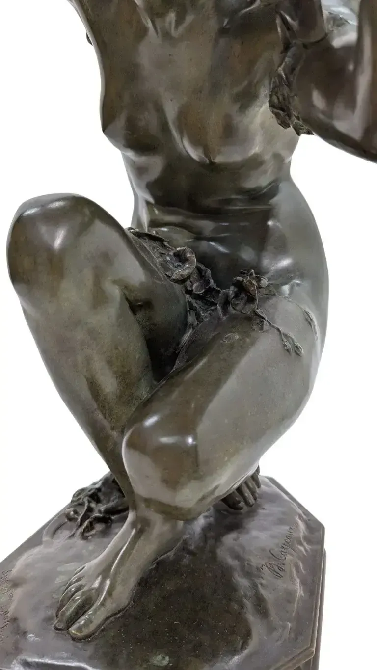 photo for sale Bronze Sculpture By Jean Baptiste Carpeaux (1827–1875), Flora, Circa 1873