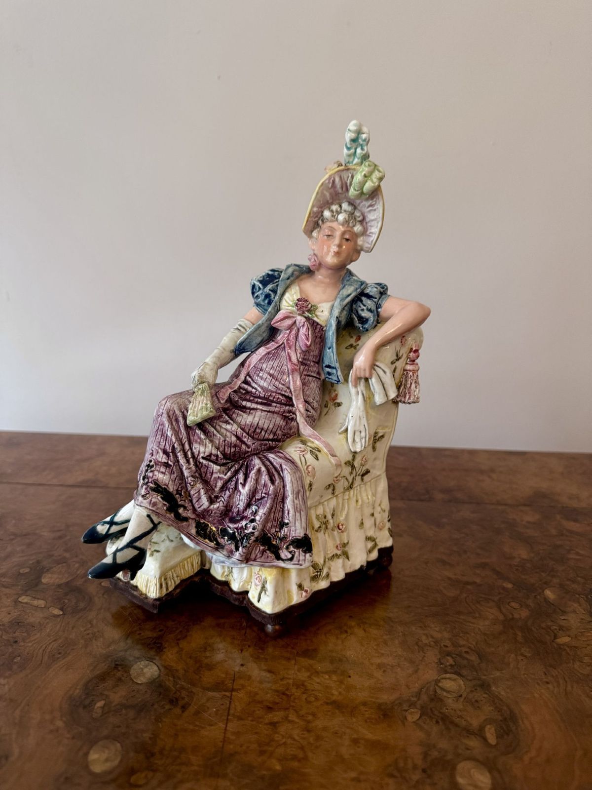 photo for sale Unusual Fine Quality Pair Of Antique Musical Figures