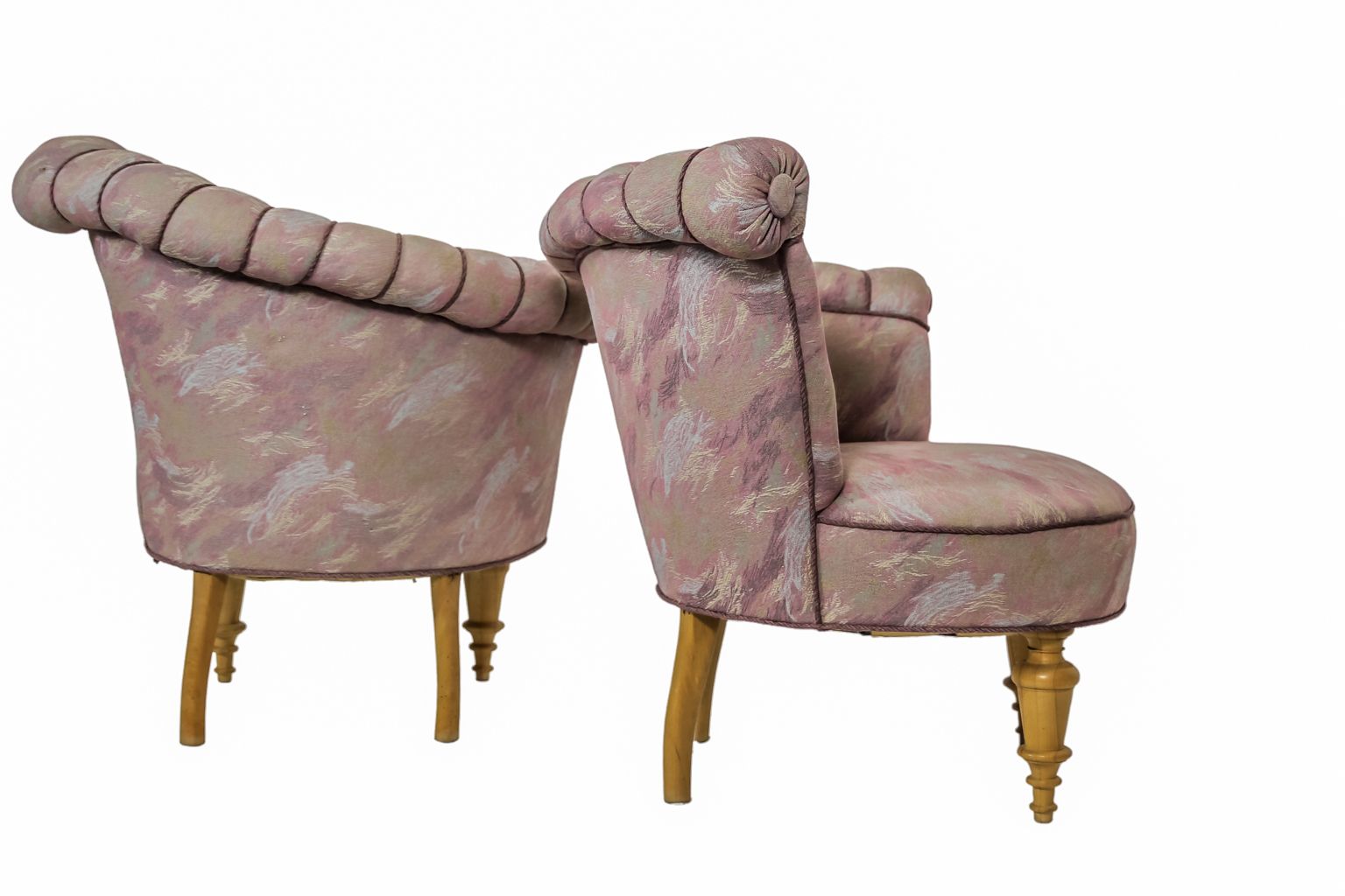 Danish Asymmetrical Armchairs In The Style Of Kagan, 1950s, Set Of 2 photo 498.0